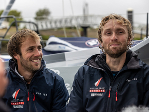 Luke Berry embarque Achille Nebout sur la Transat Jacques Vabre