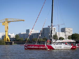 Photos : le voilier Initiatives-Coeur au coeur de Nantes