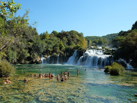 Le parc national de Krka, Croatie Le parc national de Krka, Croatie