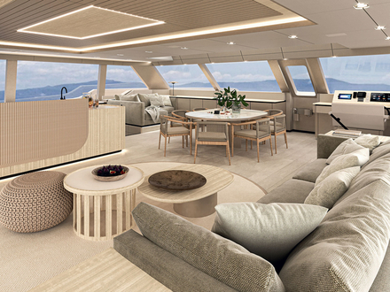 Le design intérieur du Sunreef 80 Power a été récompensé par les DNA Paris Design Awards côtoyant au palmarès, aménagements de musées, galeries d'art et plus beaux hôtels au monde. Nautisme Article