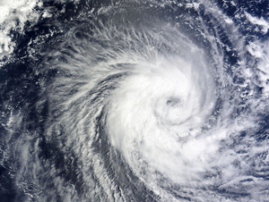 Un robot filme les vagues depuis l'intérieur d'un ouragan