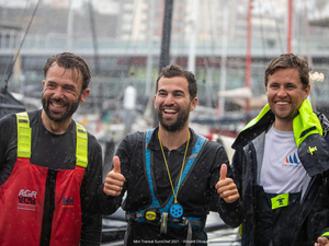 Mini Transat EuroChef 2021 : trois leaders dans un mouchoir de poche à l'issue de la première étape
