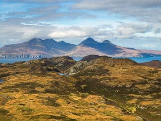 Au large des côtes de l'Écosse continentale