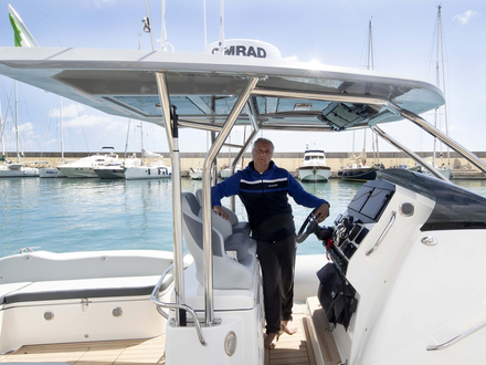 Sergio Davì a quitté Palerme le 15 décembre avec pour première destination Marina Cala d?Or, aux Baléares.