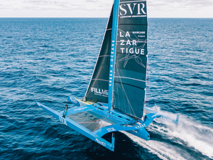Transat Jacques Vabre: Gabart au volant d'un bateau qui file 