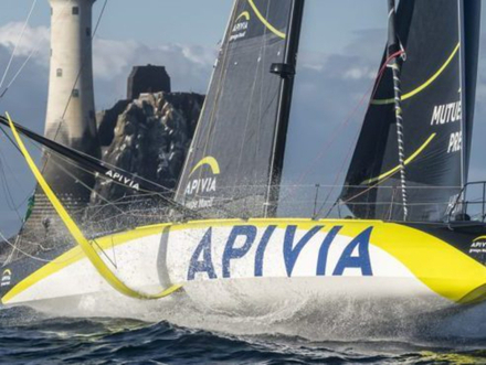 IMOCA APIVIA - Charlie Dalin et Paul Meilhat  IMOCA APIVIA - Charlie Dalin et Paul Meilhat
