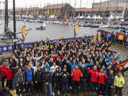 Les skippers de la Transat Jacques Vabre 2021