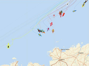 Transat Jacques Vabre : panne de vent spectaculaire 
