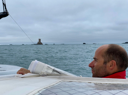 Samantha Davies et Nicolas Lunven