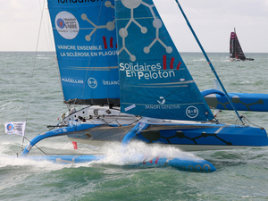 Transat Jacques Vabre : deux salles deux ambiances