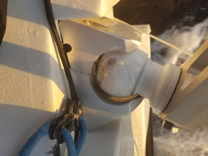 Project Rescue Ocean : le safran tribord endommagé