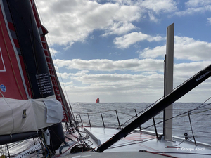Transat Jacques Vabre : des nouvelles du bord de Damien Seguin (Groupe Apicil)