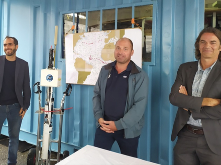 Eric Defert, Romain Cancouet et Mathieu Belbeoch