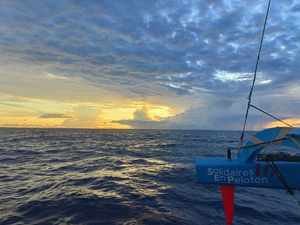 Transat Jacques Vabre : Solidaires En Peloton est à l'affût