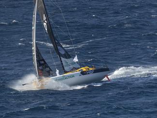Transat Jacques Vabre : le Class40 HBF -...