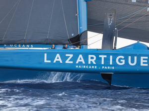 SVR - Lazartigue deuxième Ultime de la Transat Jacques Vabre