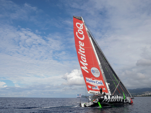 Imoca Maître CoQ IV, neuvième Imoca à Fort-de-France