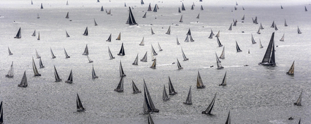 Départ de la 49eme édition de la Rolex Fastnet Race