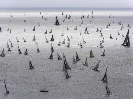 Départ de la 49eme édition de la Rolex Fastnet Race
