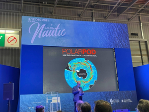 « Persévérance » : le navire avitailleur de l'expédition Polar Pod dévoilé au Nautic de Paris