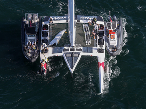 Vidéo : énorme collision à Sydney sur l'Australia Sail Grand Prix