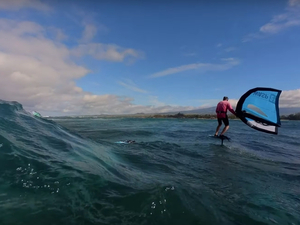 De beaux instants de glisse à Hawaii pour les wingfoilers 