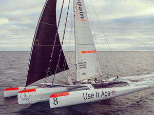 Passage en code orange pour le Trimaran Use it again!
