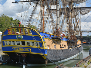  L'Hermione en travaux pour au moins un an