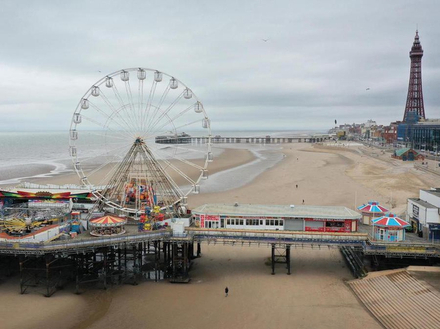 Blackpool Promenade, Angleterre Blackpool Promenade, Angleterre