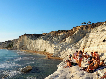 Scala dei Turchi, Sicile, Italie Scala dei Turchi, Sicile, Italie