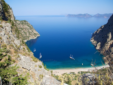 Vallée des papillons, Turquie