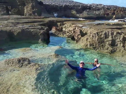 Queen's Baths, Eleuthera, Bahamas
