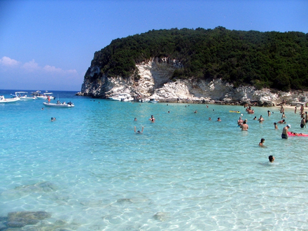 Vrika Beach, au nord de Anti-Paxos