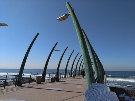 Jetée de Umhlanga à Durban, Afrique du sud Jetée de Umhlanga à Durban, Afrique du sud