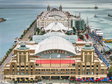 Navy Pier à Chicago, USA