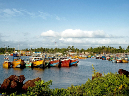 Port de pêche de Beruwala