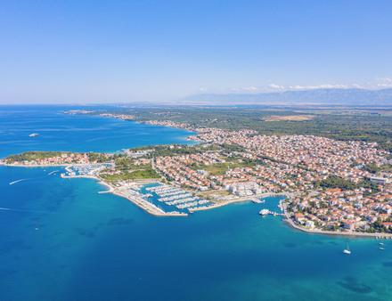 Vue aérienne de Zadar Nautisme Article