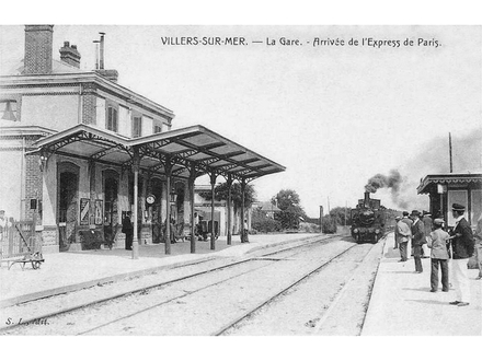 La gare de Villers-sur-Mer en 1910 