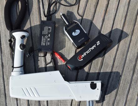 Les éléments fournis avec le pack Ewincher 2 Nautisme Article