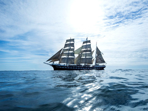 Première navigation pour le Belem cette semaine