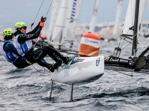 Voile Olympique - Lou Berthomieu et Tim Mourniac finalistes en Nacra17 au Trofeo Princesa Sofia