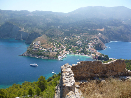 Village d'Assos, le plus connu de l'&icirc;le