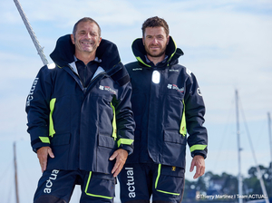 Anthony Marchand, skipper remplaçant d'Yves Le Blevec