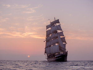 Le Belem à Cherbourg pour le week-end de l'Ascension