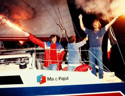 Marc Pajot, vainqueur en 1982 sur Elf Aquitaine Nautisme Article
