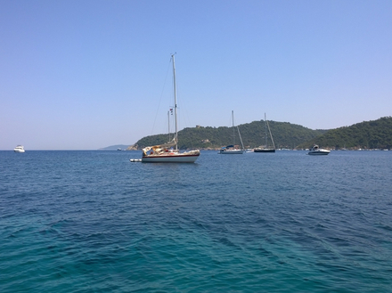île de Port-Cros vu de l'île de Bagaud île de Port-Cros vu de l'île de Bagaud