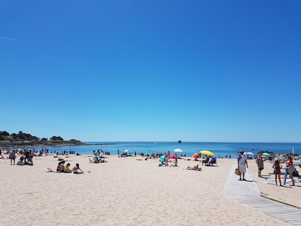 La plage des Minimes &agrave; la Rochelle