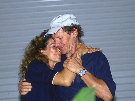 Florence Arthaud et Philippe Poupon