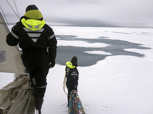 Sébastien Roubinet tente de rallier l'île de Banks au Spitzberg, un défi extrême et jamais réalisé