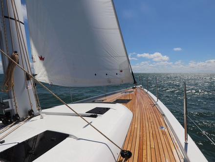 Solent auto-vireur sur le récent Dufour 530